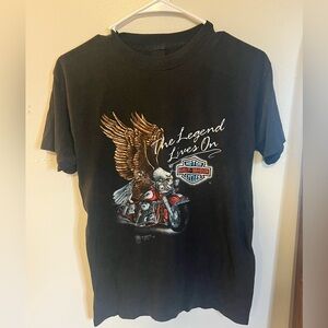 The Legend Lives On 3D Emblem Harley Davidson Size Medium 1988